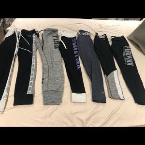 7 pairs of Victoria secret pink leggings